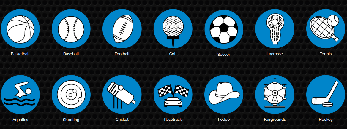 types of sport fields